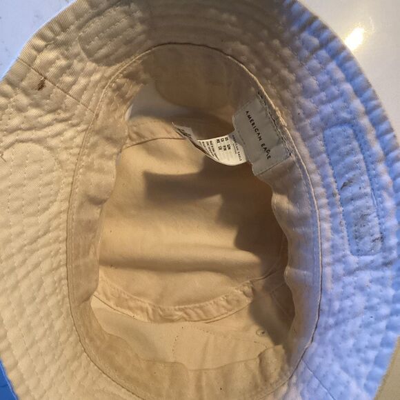 American Eagle Bucket Hat Sz S/M California Patches Beach - Picture 4 of 5